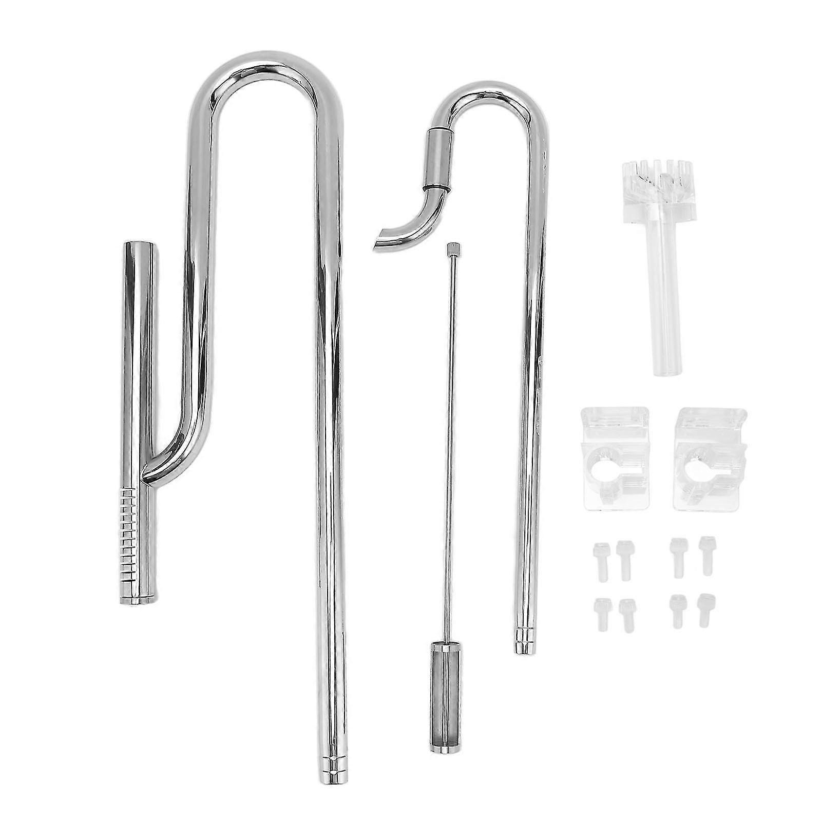 Stainless Steel Aquarium Inlet Outlet Pipe - Adjustable and Safe Lily Pipe for Fish Tank