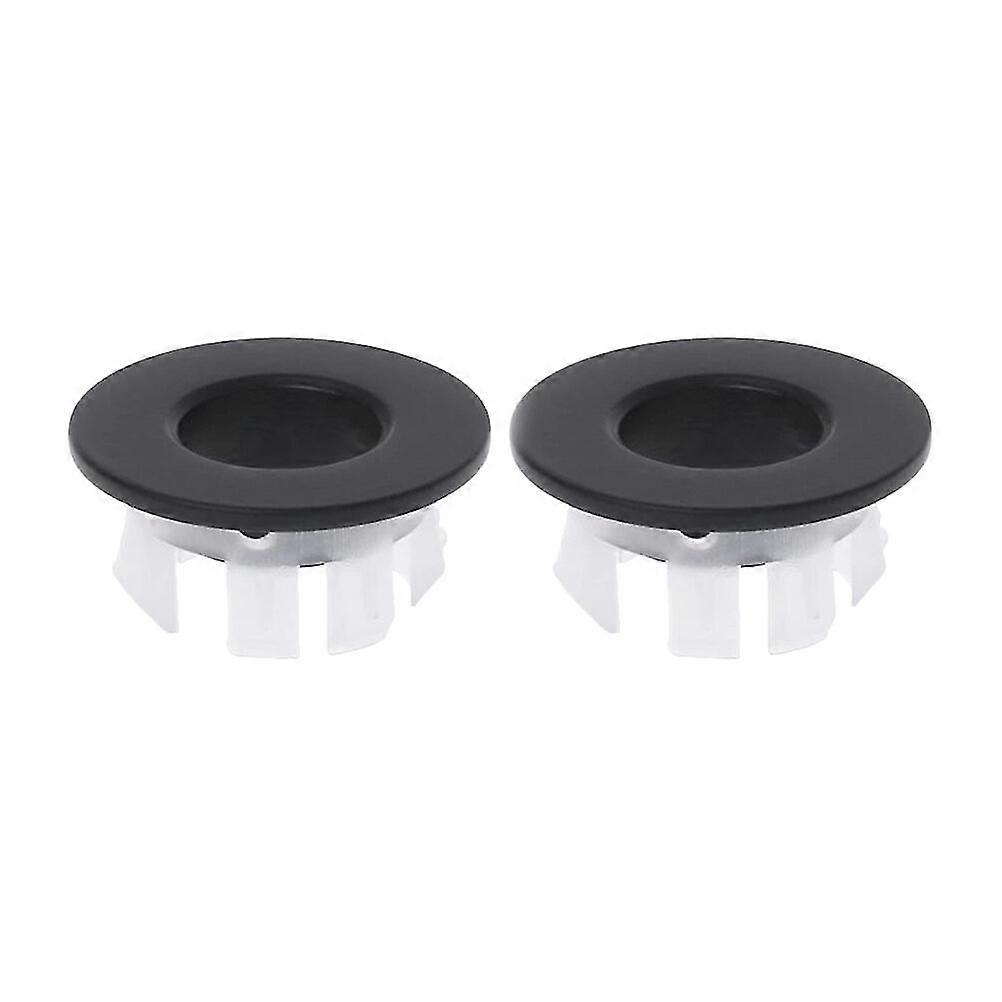 2pcs Sink Hole Overflow Cover Basin Sink Overflow Cover Bathroom Basin Insert