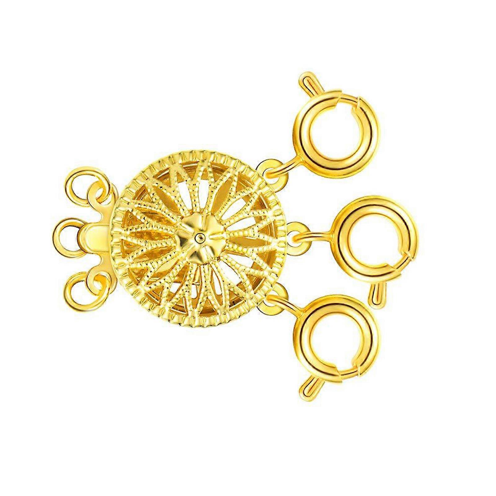 2pcs Collier Superposition Boucles Collier Layering Clasps Collier Fermoir Séparateur