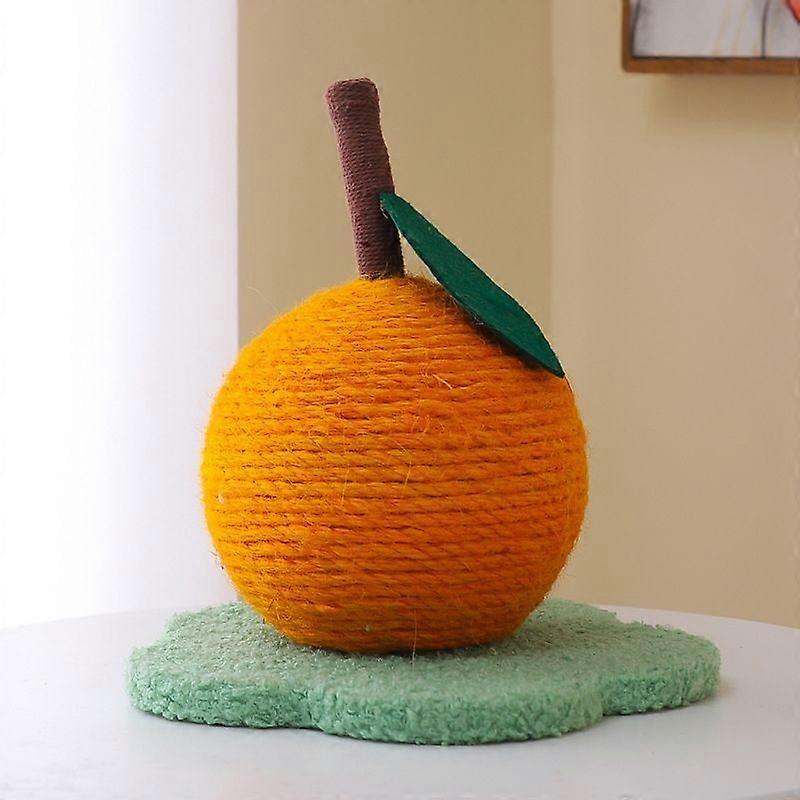 Cat Climbing Frame Cat Scratch Board, Small Claw Grinding, Cat Toy, Cat Scratch Ball, Orange Shaped, Traceless Cat Scratch Board