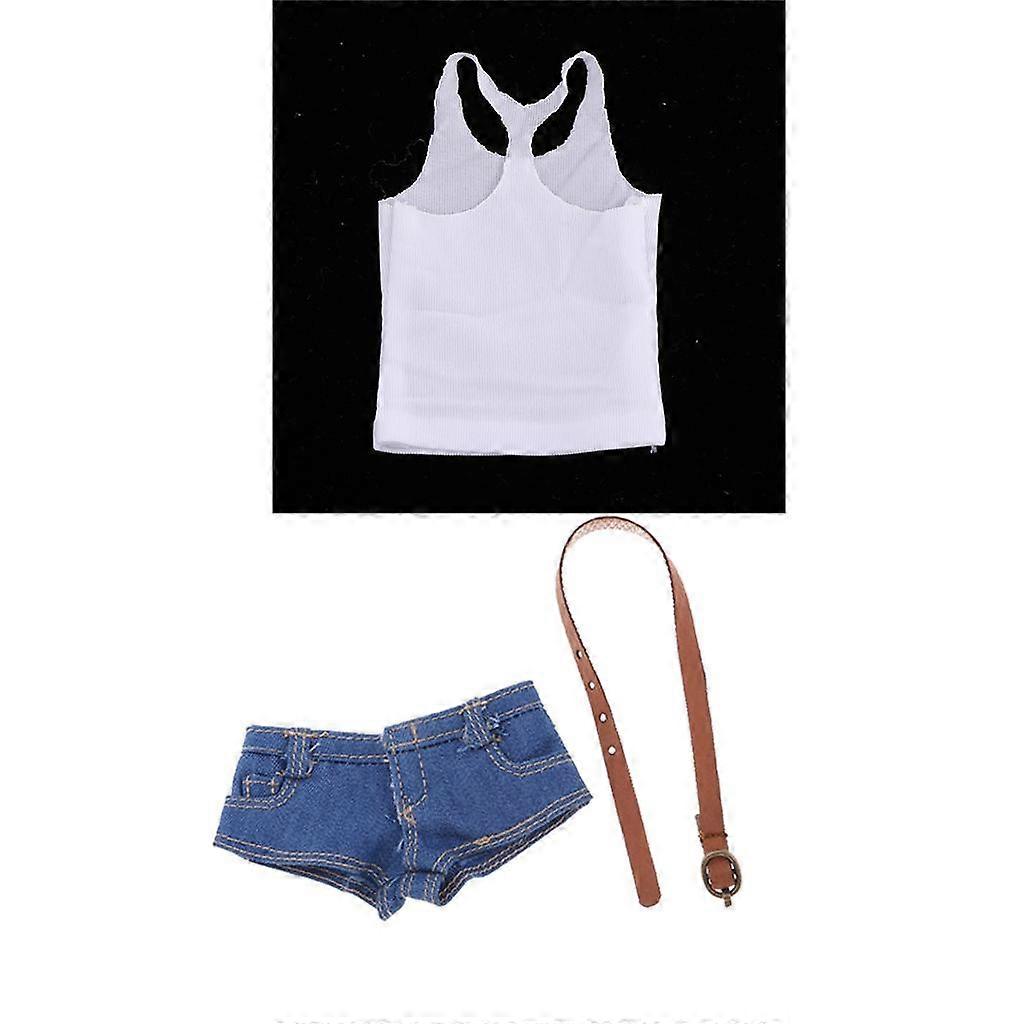 1/6 גופיה מודל בקנה מידה ומכנסיים קצרים עבור 12 אינץ 'Phicen Kumik דמות פעולה נשית