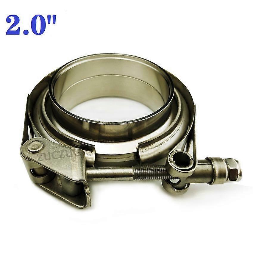 5 tommers Vband klemme rustfritt stål Hurtigutløser v-båndmontering