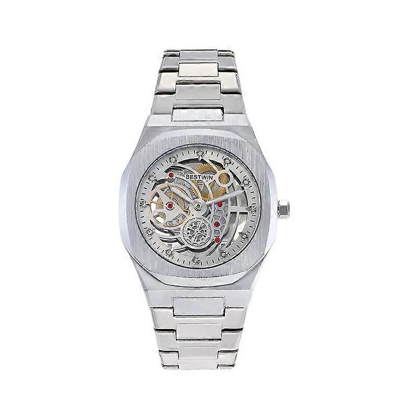 Lüks Saat Erkekler kuvars Hareketi erkek saati Erkekler için benzersiz oyuk Saat Paslanmaz Çelik Su Geçirmez Saatler Relogio masculino