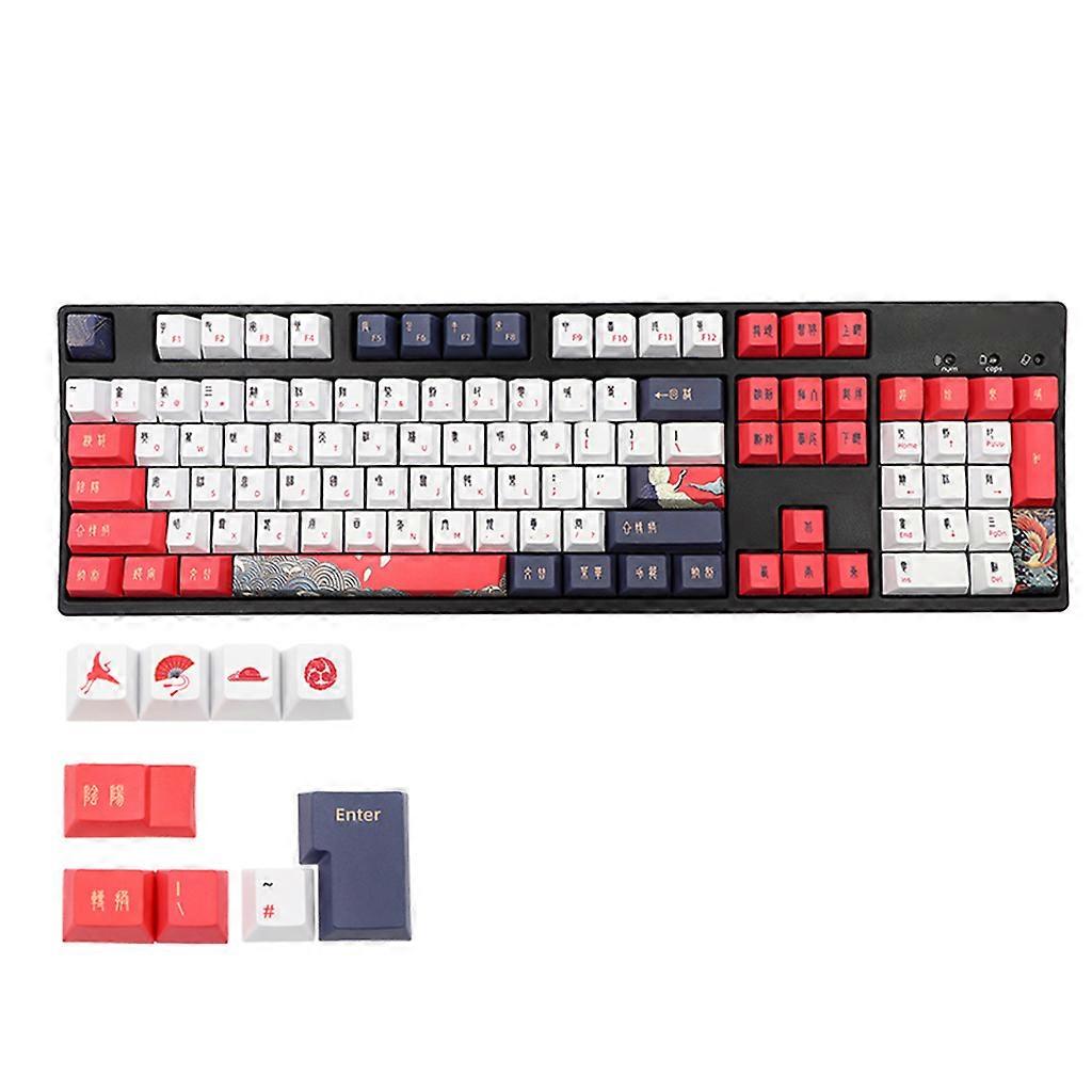 Cherry Profile Keycaps PBT Dye Sublimation Set for Mechanical Gaming Keyboard