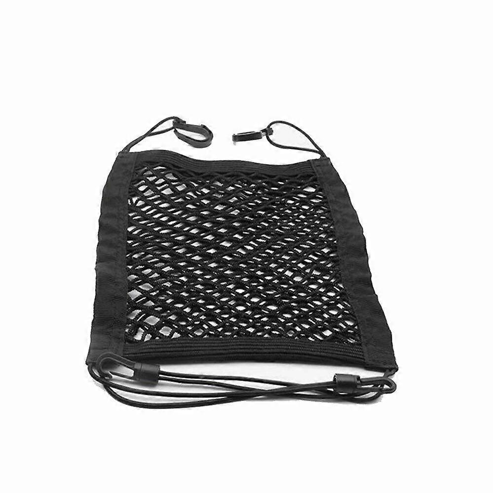 Universal Car Storage Net Bag Between Seats Car Divider Pet Barrier Stretchable Elastic Mesh Bag Organizer Auto Accessories