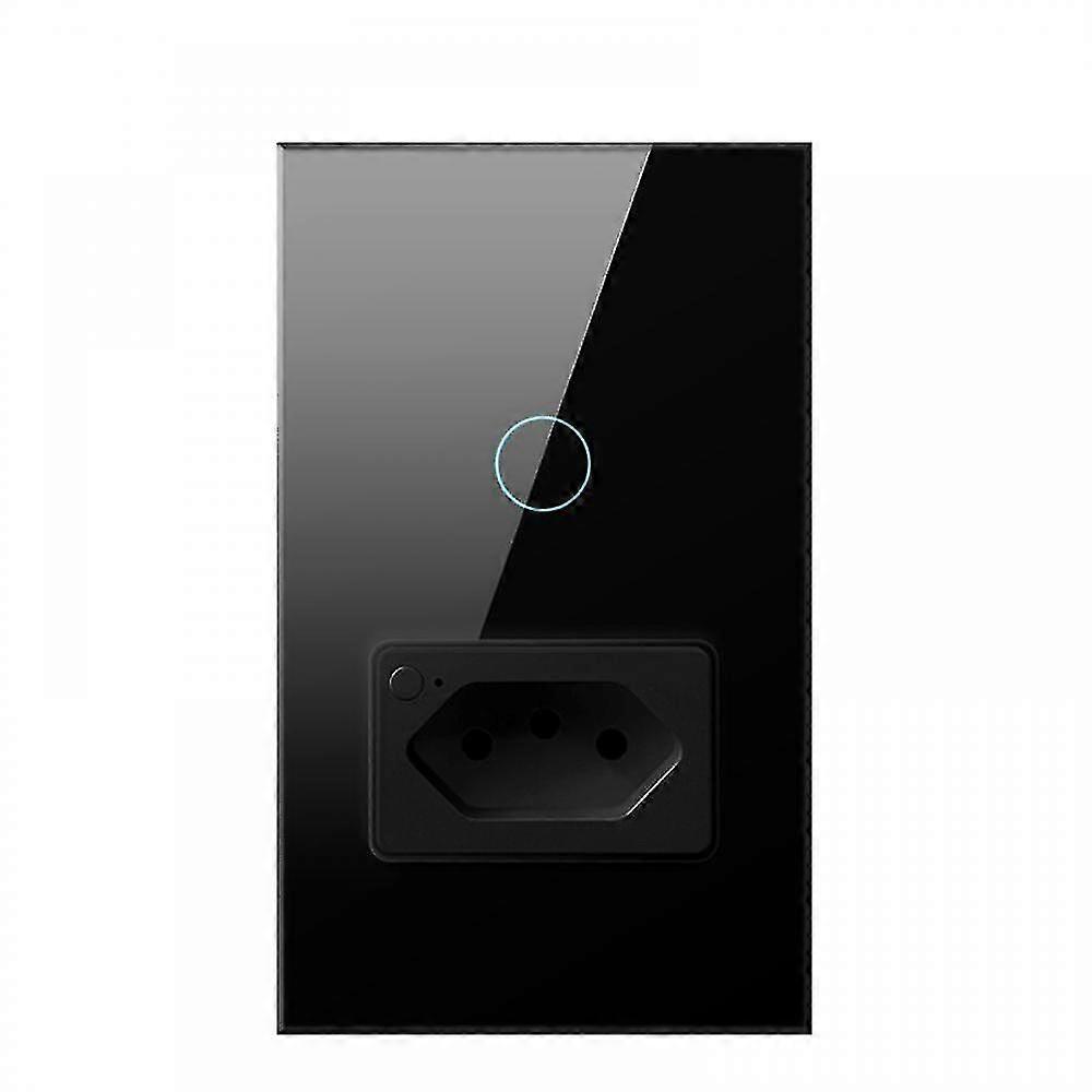 Tuya Wifi Switch 20a Plug Screen Touch Panel Switch Socket Home Via Via