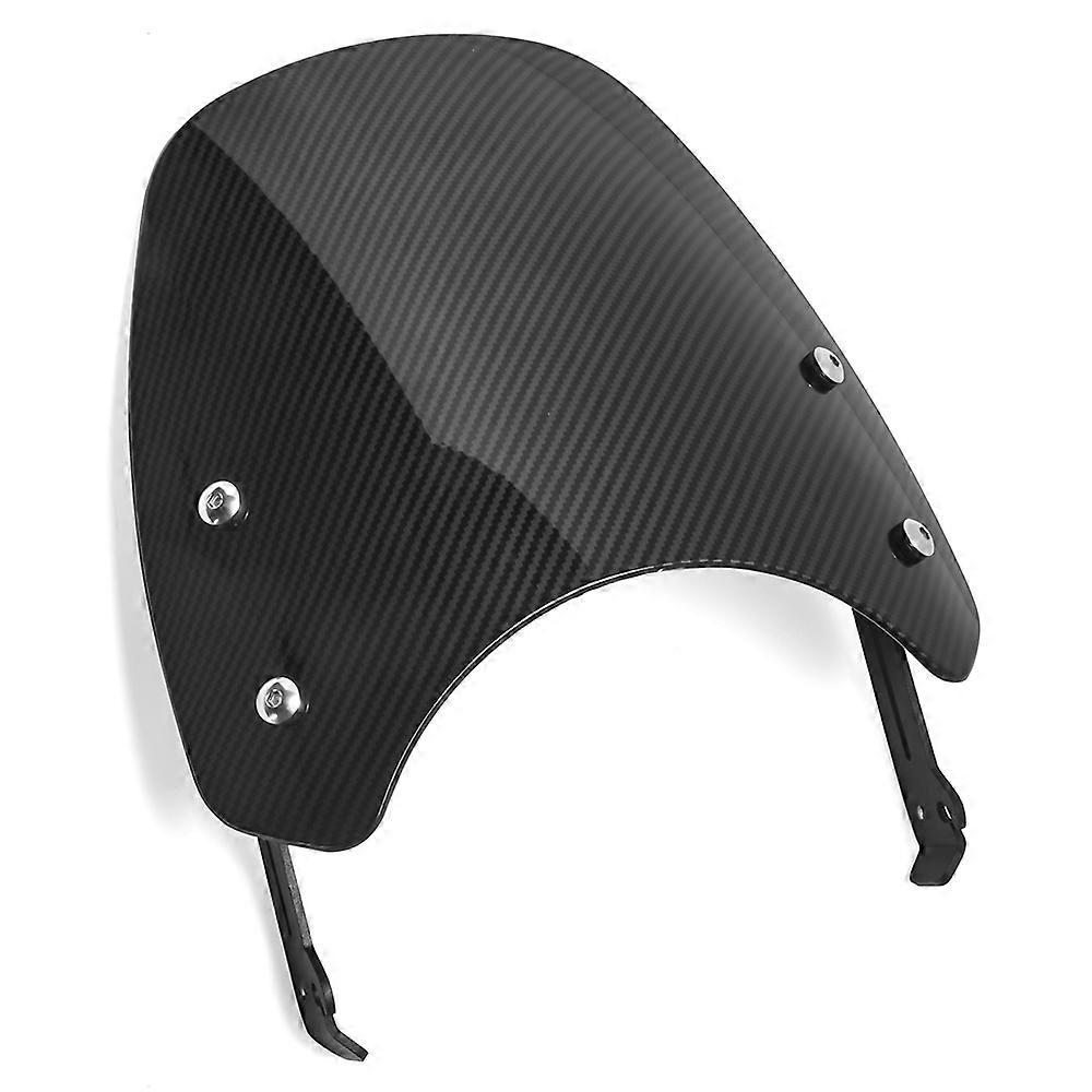 For Ducati Scrambler 2015-2020 2019 2018 2017 Motorcycle Windshield Windscreen Wind Deflectors with Bracket Flyscreen Carbon