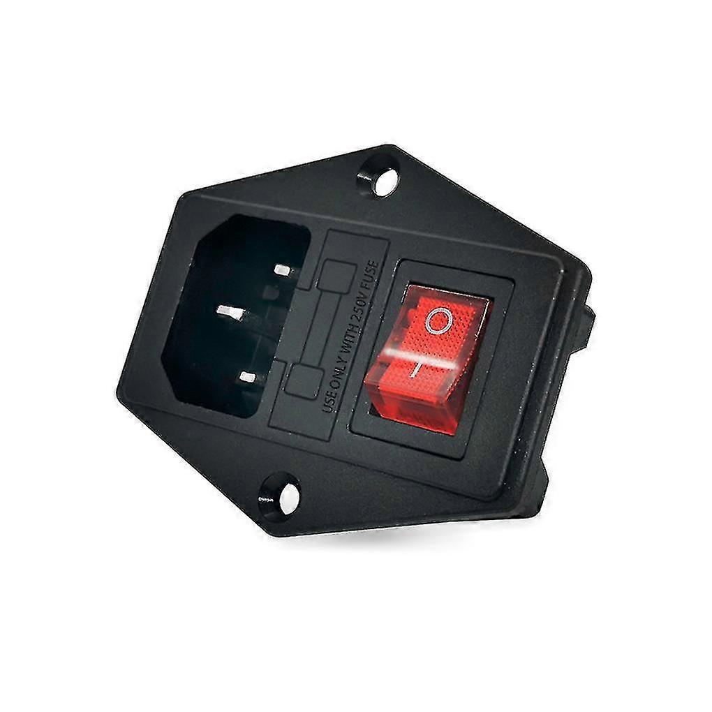 Ac Power Socket 3-pin 3d Printer Machinery Rocker Switch On/off Power Banmo