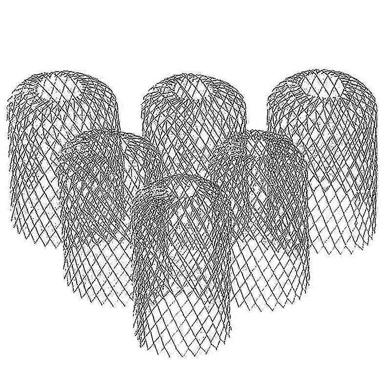 6 Pack Gutter Guard 3 Inch Expandable Aluminium Filter Strainer Gutter Downspout Guard Compatible With Stopping