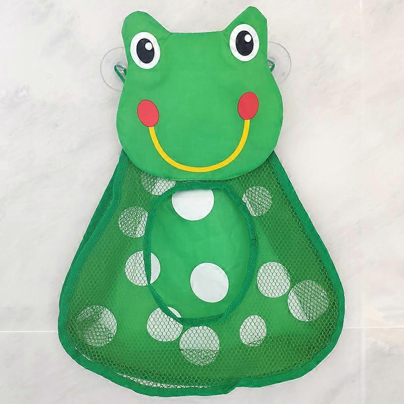 (Green) 1pc Baby Bath Bag Series Toys Play Rack Quick-dry Hanging Net Bath Series Toys