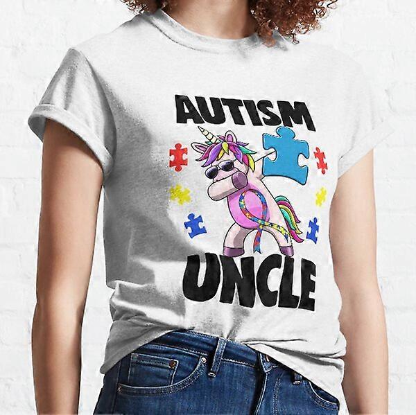 Klasické tričko Autism Uncle-RK4341