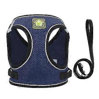 Pet Harness And Leash Adjustable Vest Harness With For Cat Dog Kitten Puppy Rabbits Size Xs