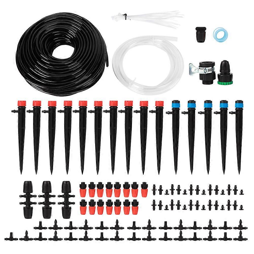 Irrigation System Kit, Garden Watering System Automatic Drip Irrigation System, Plant Watering Devices with Distribution Hose