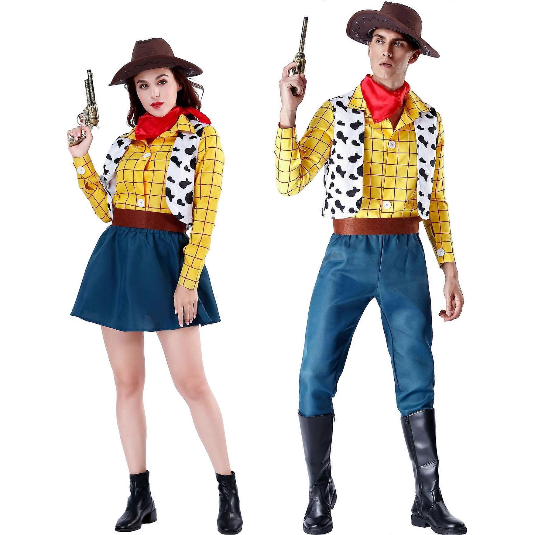 Yetişkin Oyuncak Hikayesi Woody BoPeep Jessi c Klasik Kostüm Seti Parti Fantezi Elbise Seti