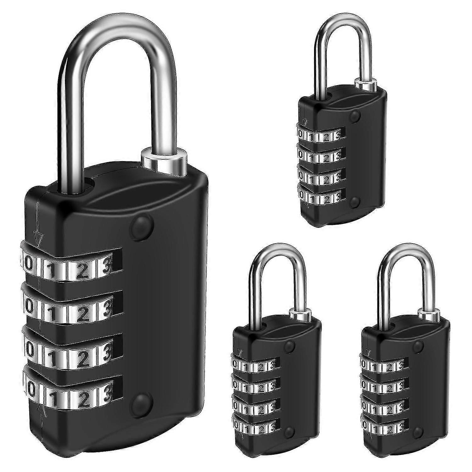 Combinat-pad 4-digit-gym-r- - 4 Pcs Resettable Combo For Toolbox Employ