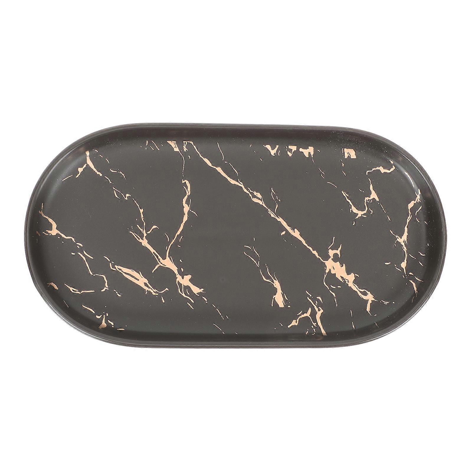 Bestikkbrett Keramisk serveringsbrett Baderomskommode Skuff Nøkkelholderbrett Keramisk baderomsbrett Utsmykket brett