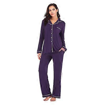 New autumn and winter women's modal long-sleeved pyjamas