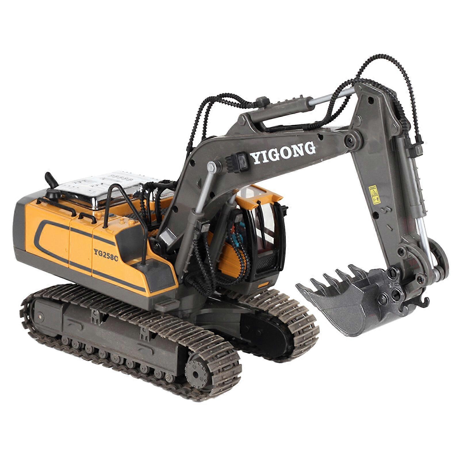 11 Channel Excavator Toy - High Tech Remote Control - Durable and Realistic - Perfect Gift for Boys