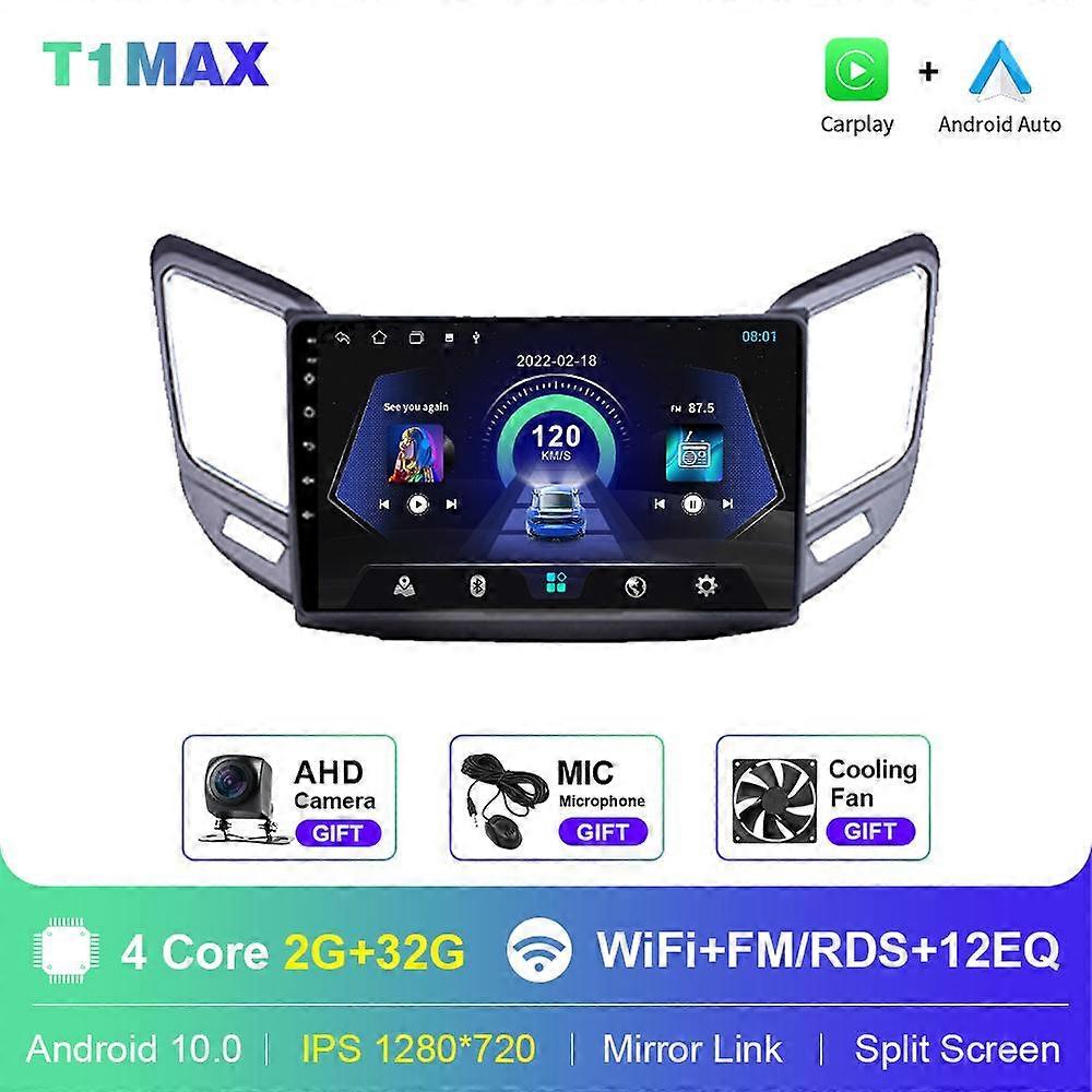 NAVISTART T5 Autoradio 2 Din Pour Changan CS15 2016-2020 Navigation GPS RDS DSP Carplay Android Auto 4G Multimidea Pas de lecteur DVD