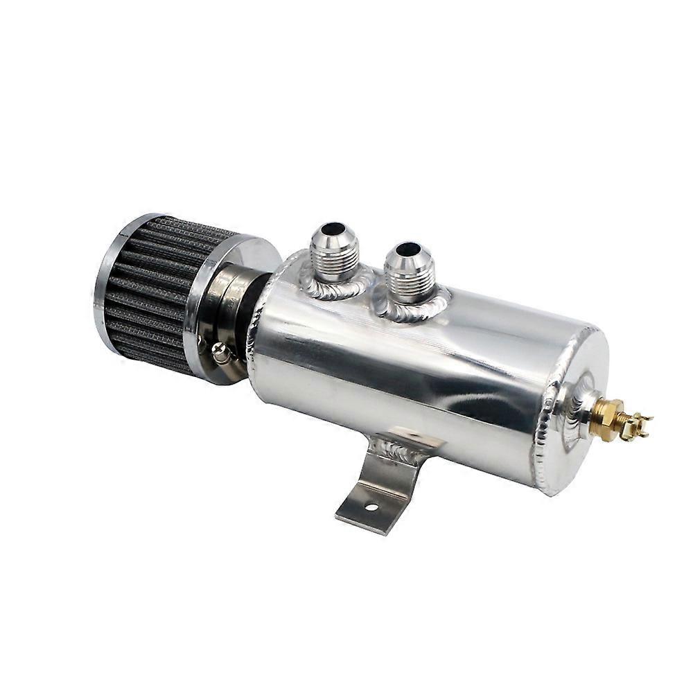 Car modification universal oil vent pot 0.75L oil pot with air filter and AN10 connector