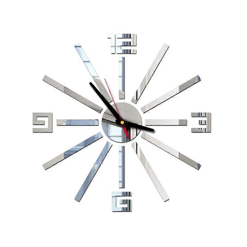 Modern Art Clock Accurate Creative Sticker Wall Clock
