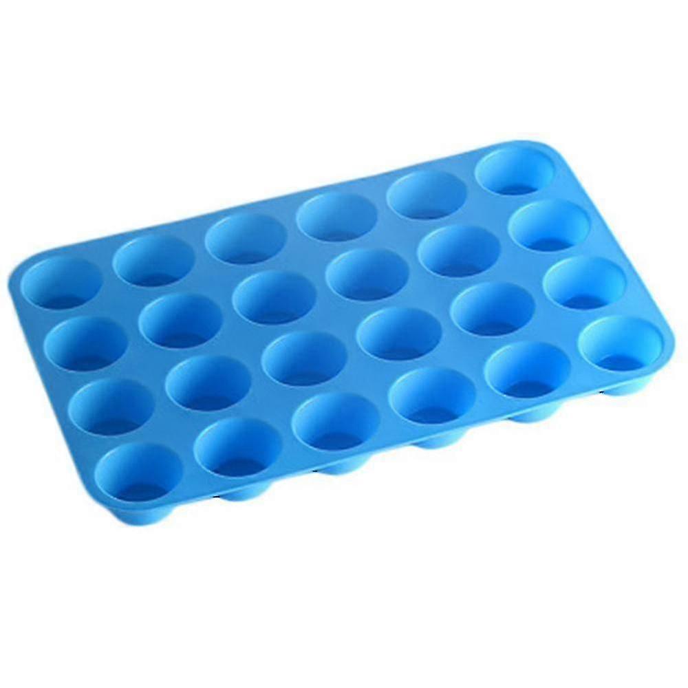 Non Stick Silicone Mini Muffin Cupcake Baking Pan 24 Cup , Bpa Free, 100% Silicon Dishwasher Safe Bakeware