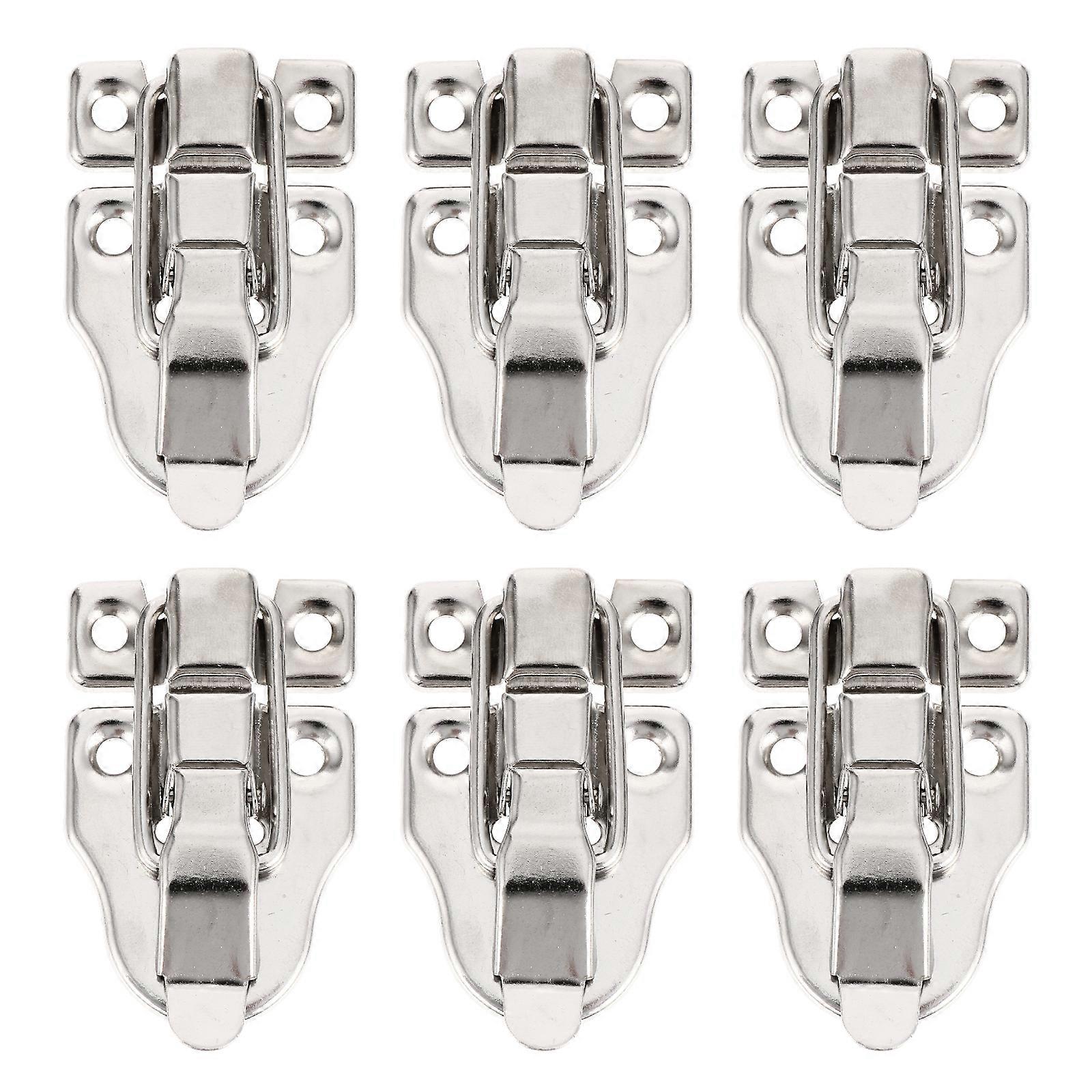 6pcs Jewelry Box Latches Box Lock Buckle Antique Wooden Gift Box Lock Latches