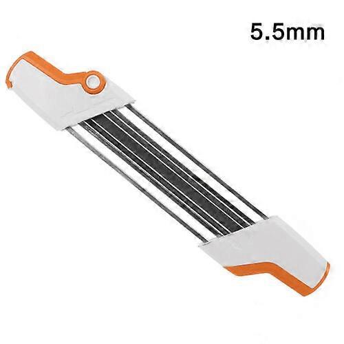Home 2 IN 1 Manual Easy Chainsaw File Sharpener 4.0mm/4.8mm/5.5mm For Stihl Chain