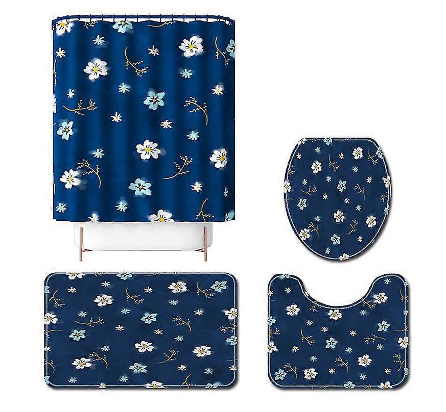 Mng Print Badrum Halkfri matta Set