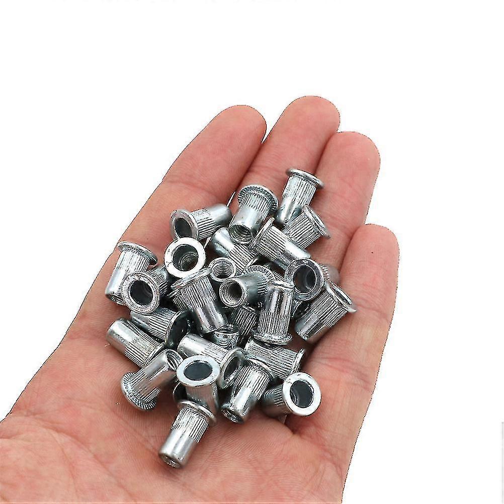 M5 Thread Blue White Zinc Rivet Nut Insert Nutsert 30pcs