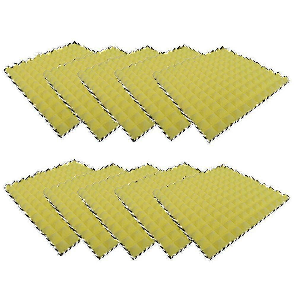 10pcs lydisolert skum studio akustisk skum lydabsorpsjon behandling panel