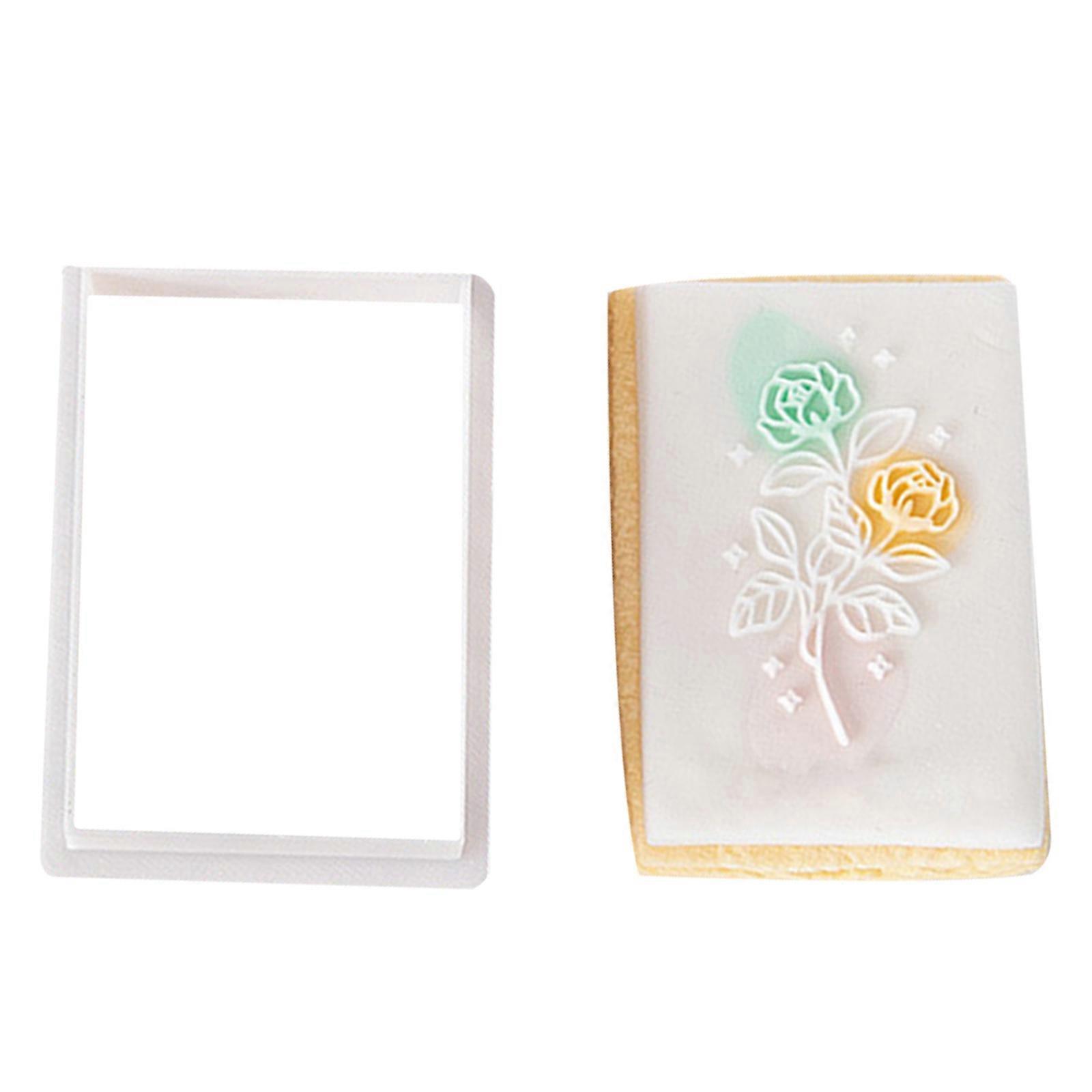 1.5CM Sugar Craft Cookie Cutter Embossed  PLA Cake Decoration  Mold  Tool