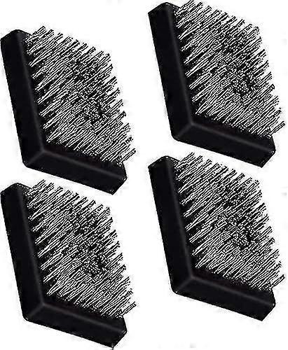 4 Pack Replacement Grill Brush Heads, Cordless, Replaceable Heads Compatible With Most Grill Brushes, Best Bbq Cleaner (4 Pcs)