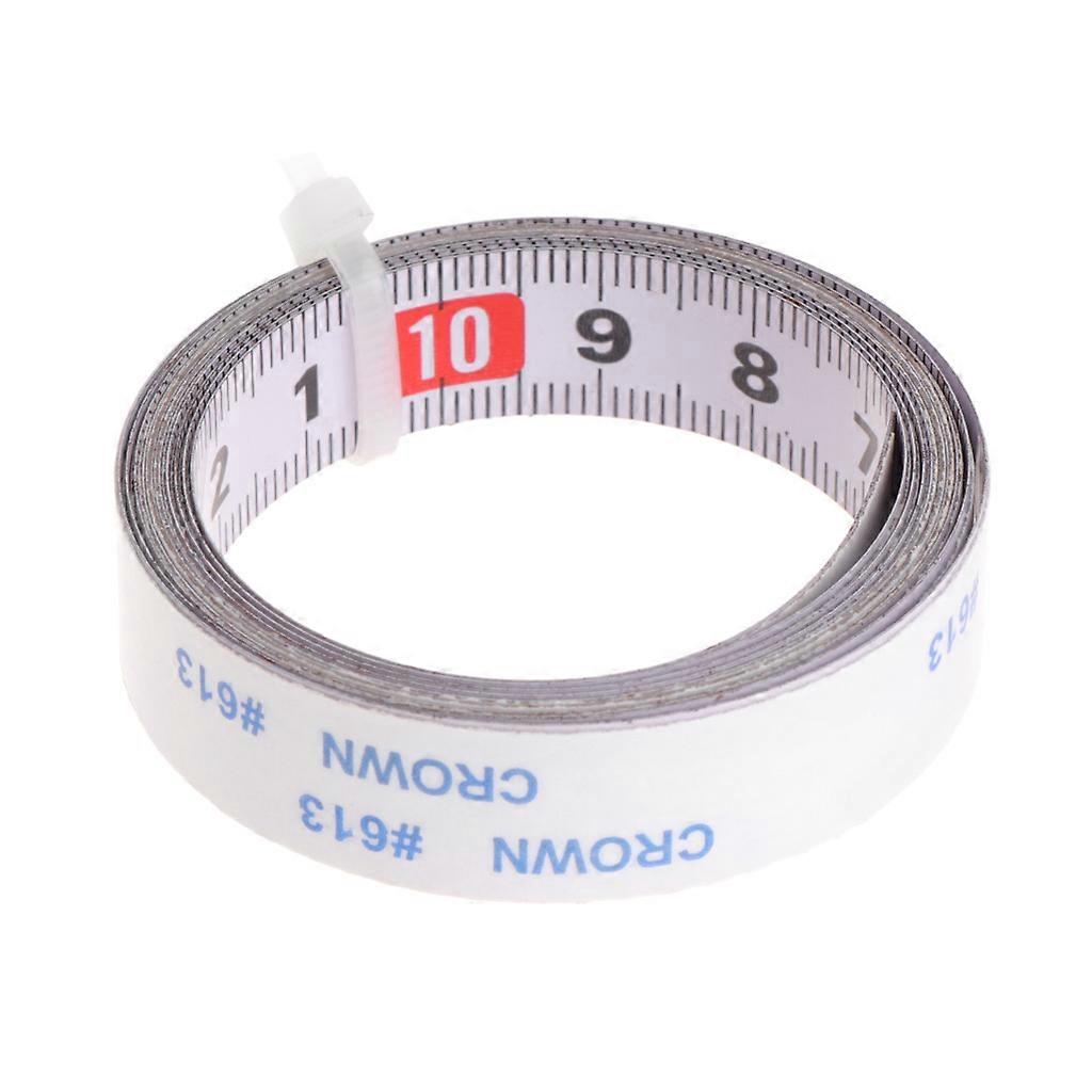  Self Adhesive Metric Scale Ruler Steel Miter Tape Measure for T-Track Router