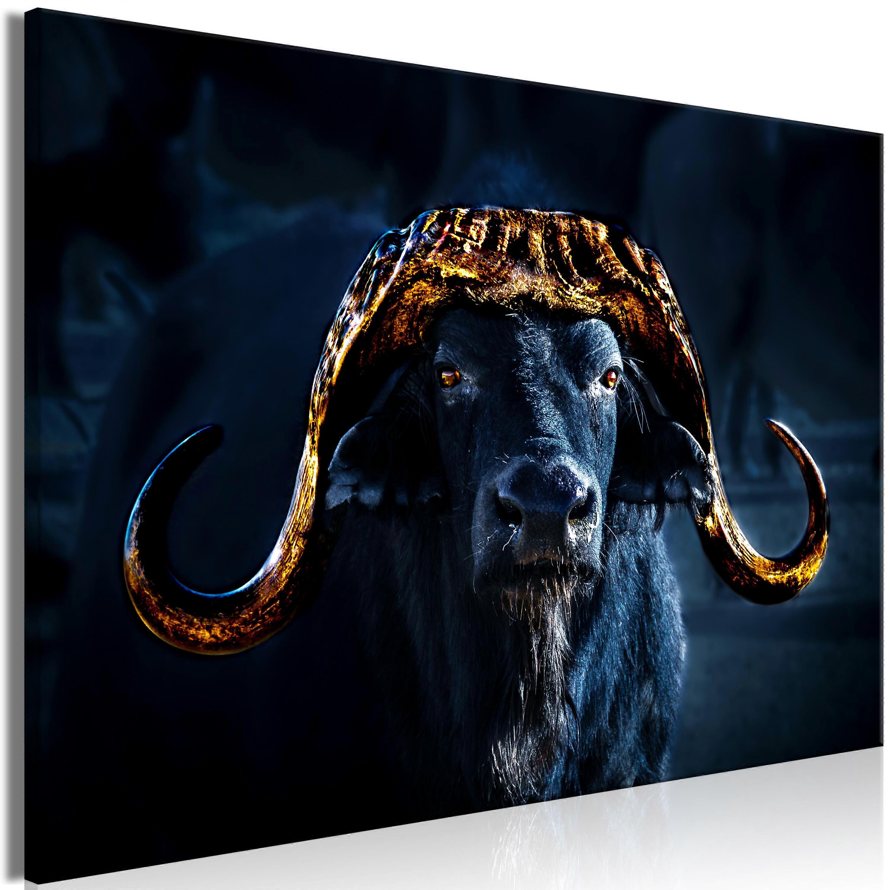 Canvas Print - Golden Horns (1 Part) Wide
