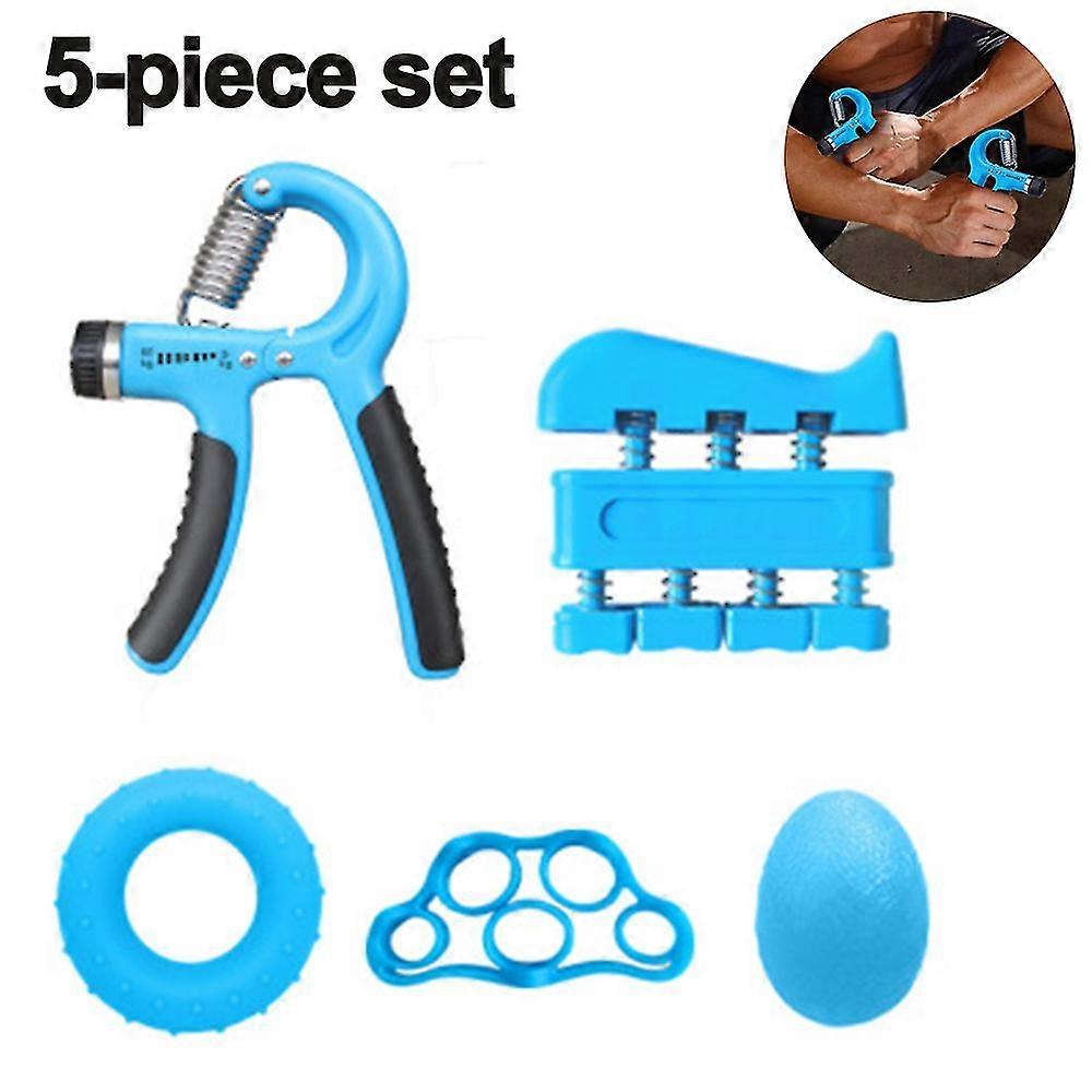 Grip Trainer Kit (5-Pack) Hand Enhancer And Grip Strength Kit