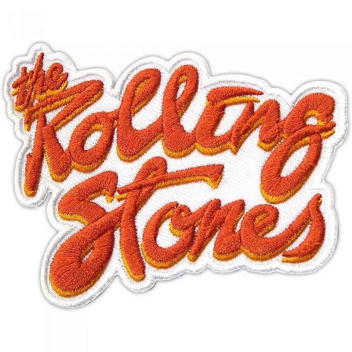 De Rolling Stones geweven logo opstrijkbare patch