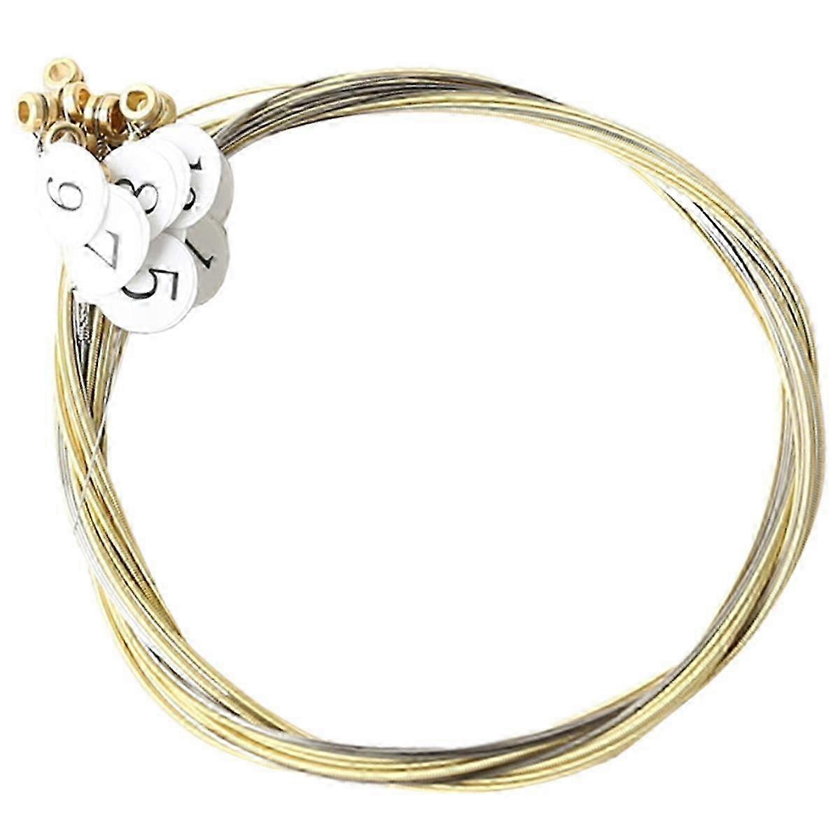 A Sets of 16 Lyre Harp Strings Replacement Metal String for Lyre Harp