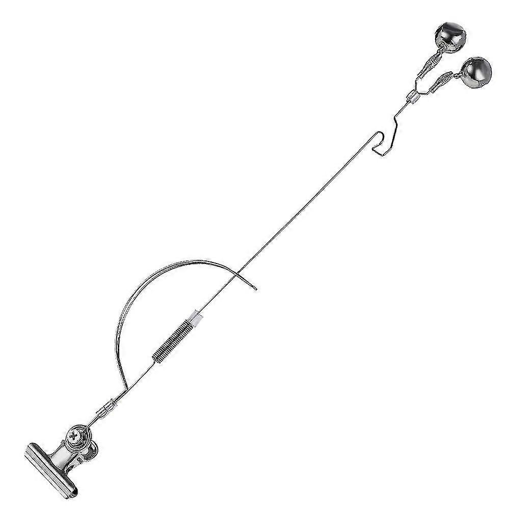 Νυχτερινός συναγερμός δαγκώματος καλαμιών ψαρέματος με τον δείκτη συναγερμών δαγκώματος ψαρέματος διπλών κουδουνιών