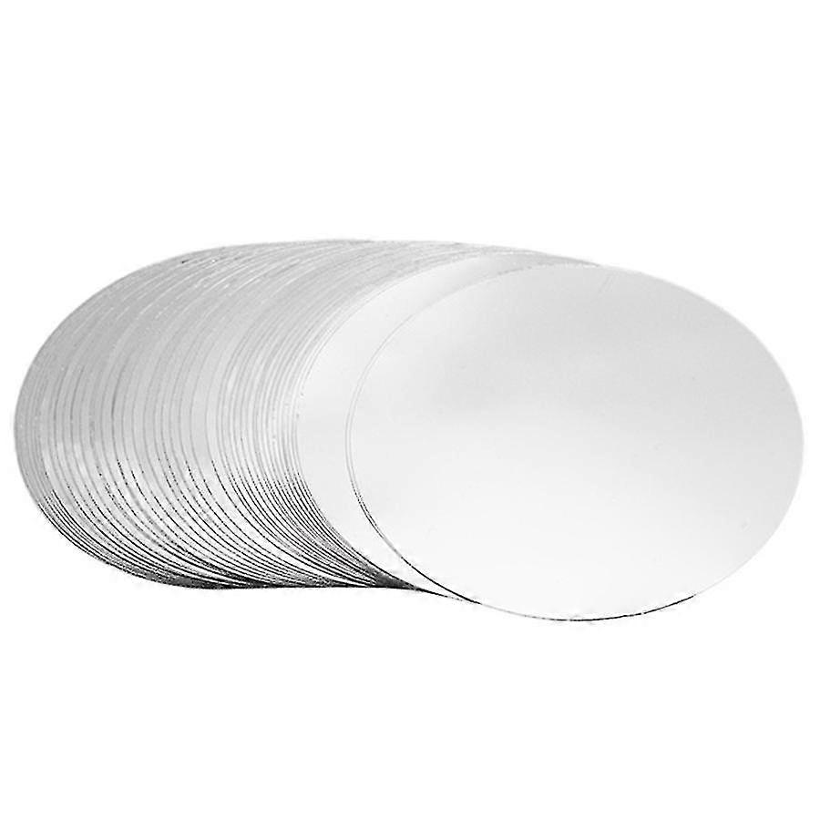 100pcs 3inch Silver Wine Pourer Disk Drip-proof Wine Pouring Disk