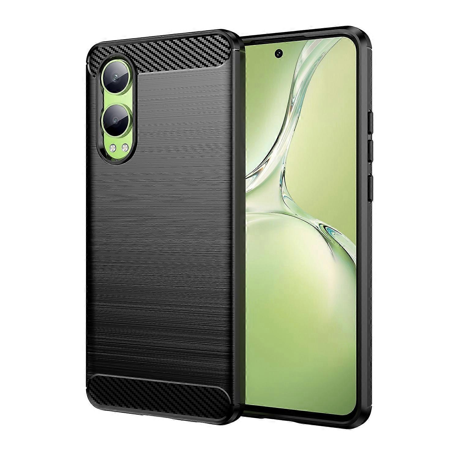 For OnePlus Nord CE4 Lite Shock Carbon Design Texture TPU Phone Case