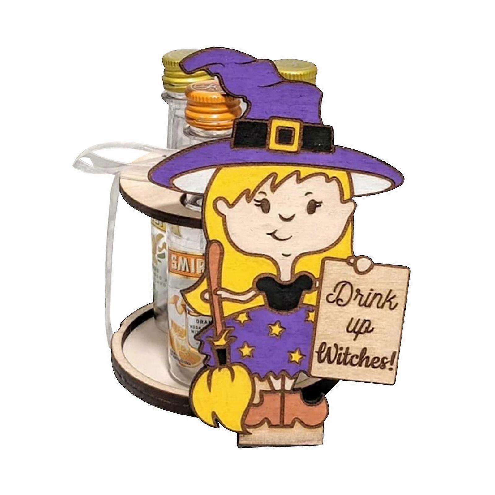 Mini drankfles display plank gesneden mini drankfles houder