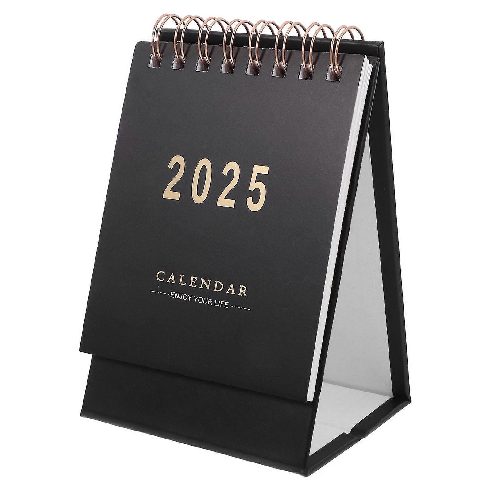 Flip Calendar 2024-2025 Desk Calendar Freestanding Desk Calendar 2024-2025 Year Table Decorative Calendar Office Desk Calendar 2024-2025 Table Calenda
