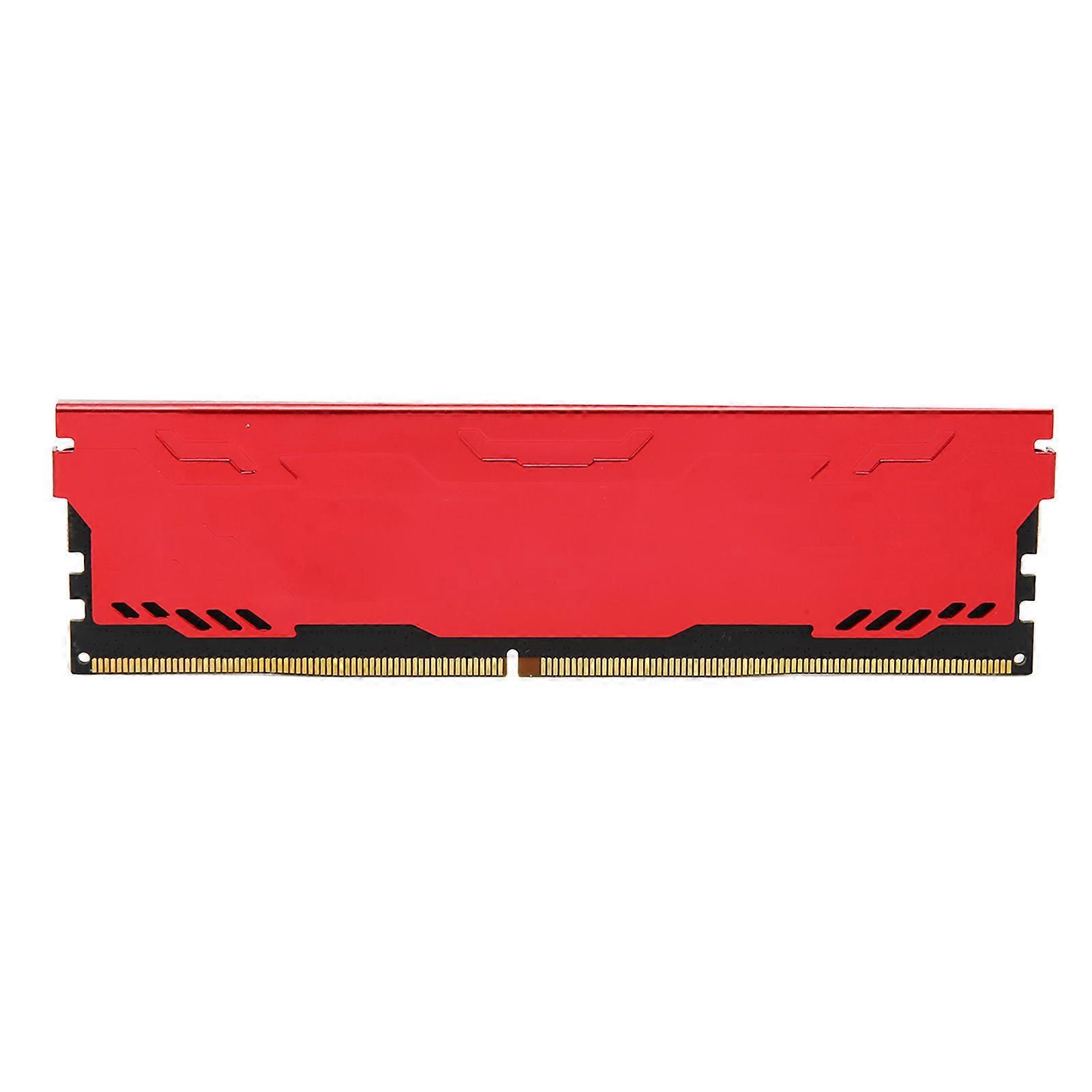 Desktop Memory Module Red DDR4 2666MHz 21300 Bandwidth Aluminium Alloy Gaming RAM for Computer Chassis Upgrade 32GB