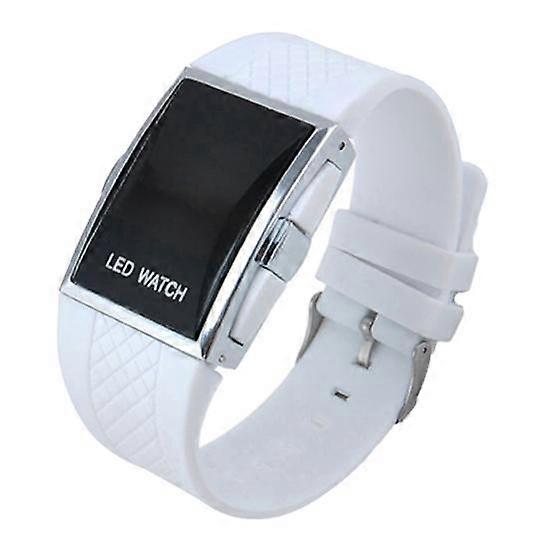 Fashion Casual Unisex Square Case LED Digital Display Sports Wrist Watch Gift