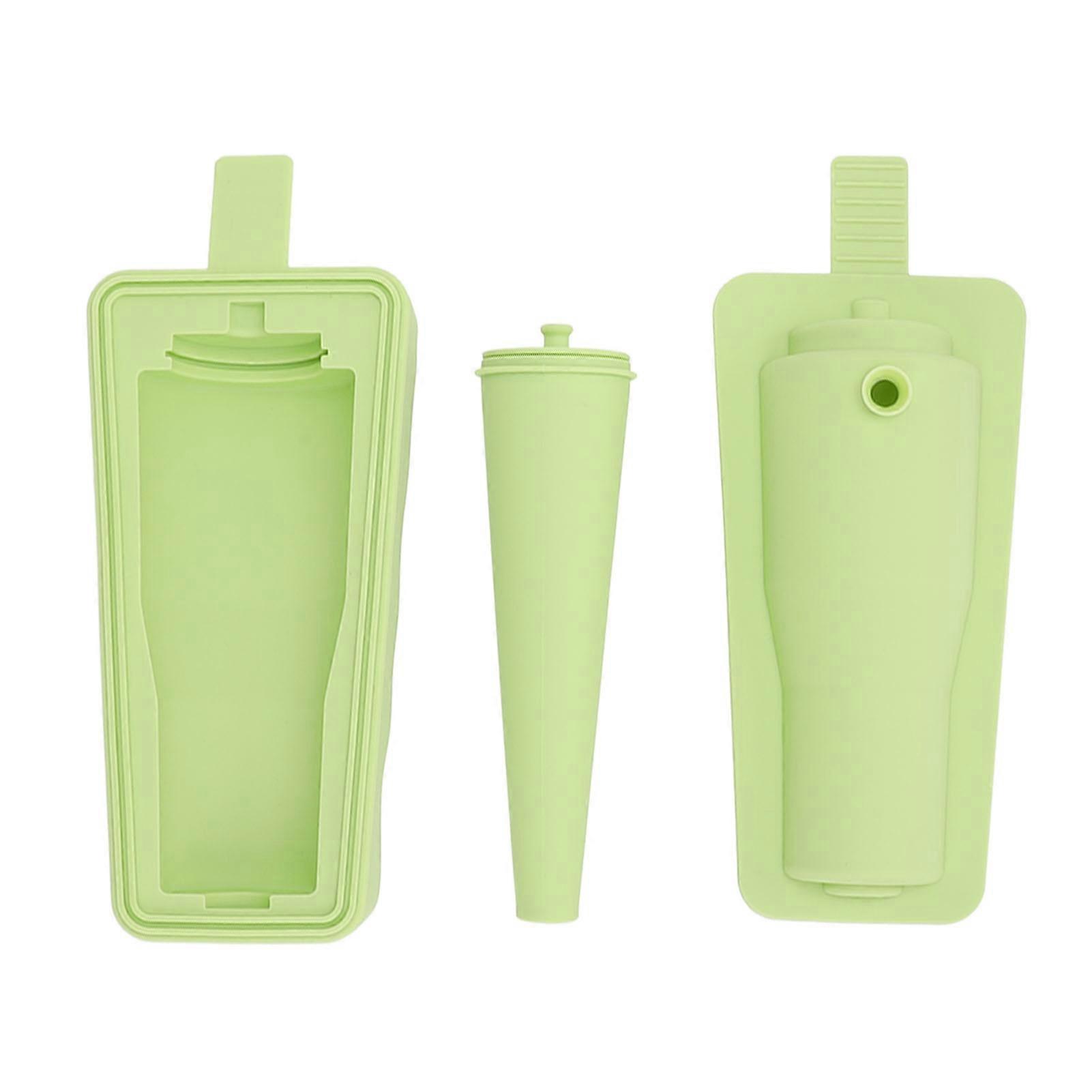 Ice Cube Form Integrated Multifunctional Silicone Whiskey Cocktail Ice Maker for Juice Green