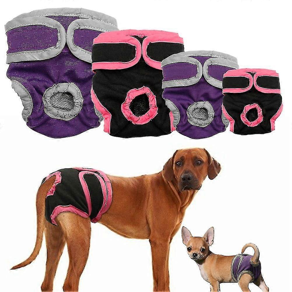 Washable Female Dog Diapers, Reusable Doggie Diaper Wraps For Female Dogs, Super-absorbent And Comfortable