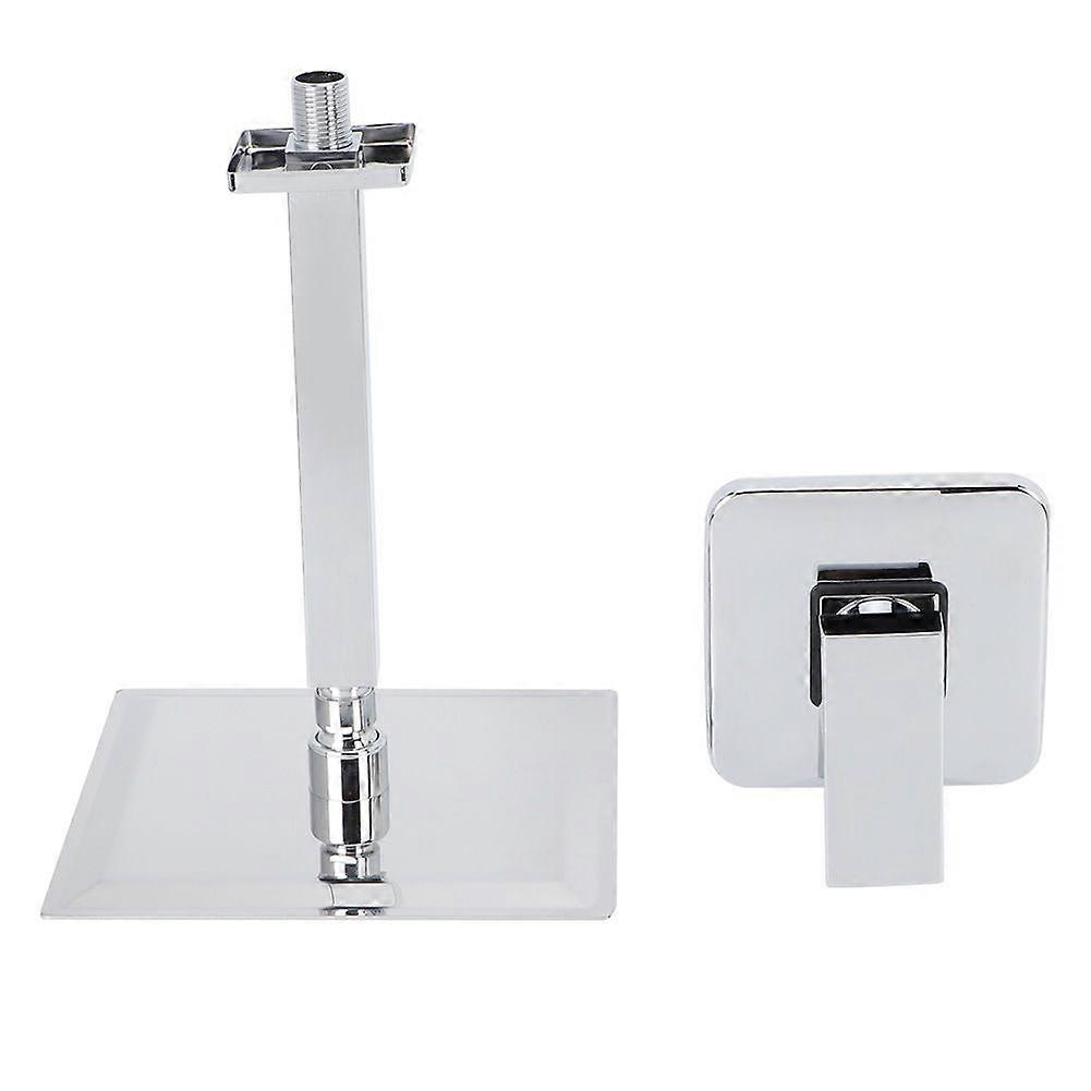 G1/2in Single Function Concealed Installation Top Spray Head Shower Kit Bathroom Accessory