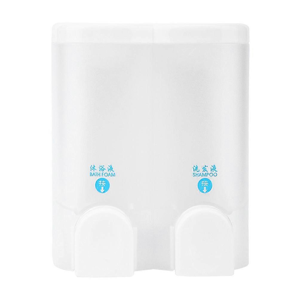 2 * 300ml Bagno Doppia Testa Appeso Sapone Bottiglia Manuale Manuale Sapone Liquido Lozione Dispenser