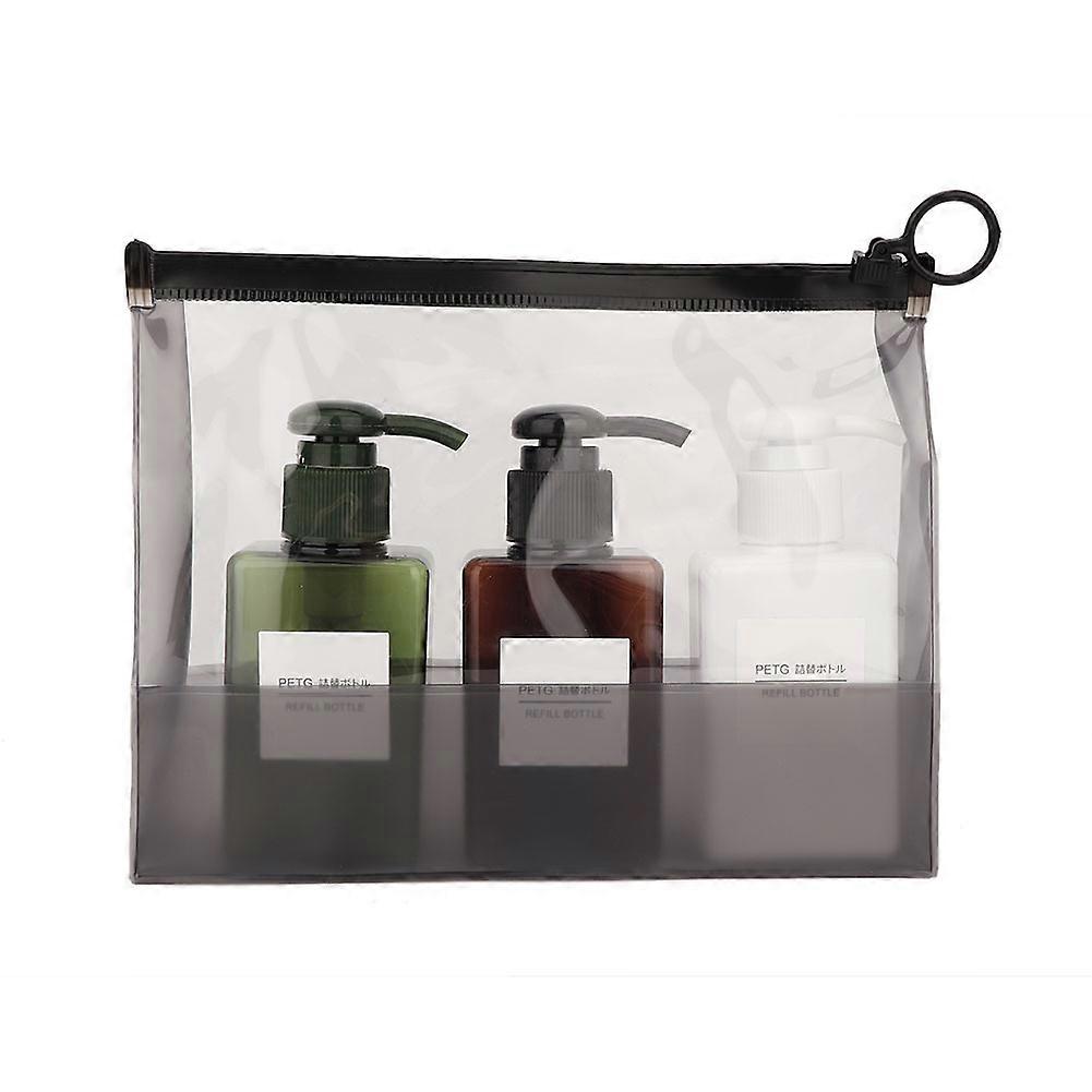 3pcs/Set Portable Reusable Empty Makeup Spray Bottle Lotion Cream Container Kit #2